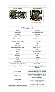 Contrôleur de vol Fly Tower F722 mini V2 STM32F722 MPU6500 3-6S Dual BEC 8CH 6MB Blackbox pour drone FPV quadricoptère de 3 à 5 pouces - Product Image 6