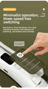 Coupe-ongles 2-en-1 pour chien avec lumières LED pour chiens et chats de petite, moyenne et grande taille, coupe-ongles rechargeable par USB pour animaux de compagnie - Product Image 5