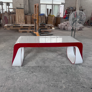 Escritorio de jefe de presidente femenino, escritorio de oficina de gerente moderno Simple, mesa de consulta ejecutiva inusual creativa - Product Image 6