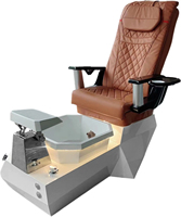 Salon de beauté de manucure moderne et luxueux Spa électrique sans tuyaux pour les pieds Fauteuil de massage tactile européen complet pour manucure et pédicure