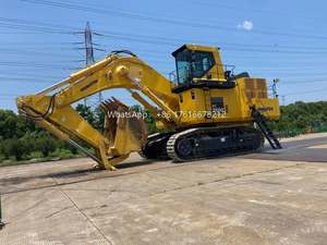 รถขุดตีนตะขาบ Komatsu PC2000-8 JP มือสอง ขนาด 200 ตัน พร้อมเครื่องยนต์สีเหลือง ชิ้นส่วนปั๊มหลักจากญี่ปุ่น มือสอง ขาย - Product Image 2