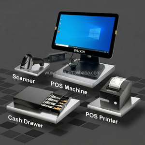 Terminal Punto de Venta <span class=keywords><strong>TPV</strong></span> con Pantalla Táctil Plana de Alta Calidad, Sistema POS Windows sin Ventilador, PC con Intel Core I3 I5 I7 de Grado Industrial - Product Image 3