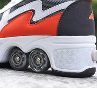 Chaussures de roller LED fluorescentes SeeMore pour enfants, design cool à roulettes lumineuses, chaussures de patinage universelles pour l'extérieur