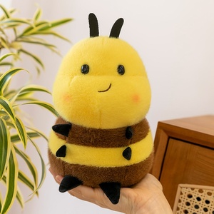 Peluche a Forma di Ape Carina, Cuscino Animale Ricamato a Forma di Coccinella, Regalo per Bambini e Ragazze, Bambole per Distributori Automatici all'Ingrosso - Product Image 6