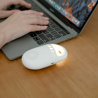Machine à bruit blanc pour bébés et adultes, rechargeable par USB, veilleuse respirante, entraîneur de sommeil, haut-parleur sonore, portable pour la maison