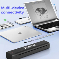 Xprinter P84 Hochwertiger Tintenloser Tattoo-Drucker Kompatibel mit Smartphone iPad Computer
