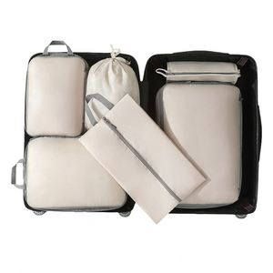 6PCS Set Travel Storage Bag Multifunction Luggage Compression Packing <b>Cubes</b> Travel Organizer Bag Set - Product Image 1