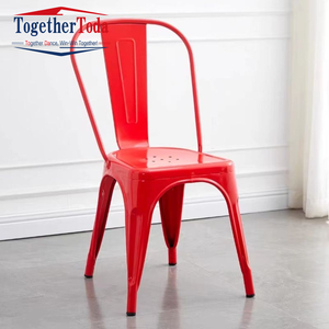 Sillas de Comedor Metálicas Industriales Apilables al por Mayor para Restaurantes, Bistrós, Cafeterías, Bares y Exteriores (Estilo Europeo/Reino Unido) - Product Image 4