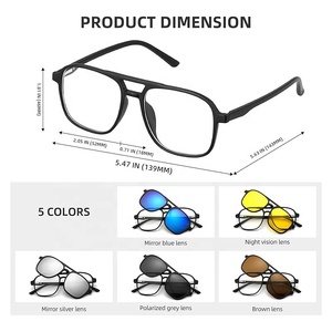 Nuovi Arrivi Montatura <span class=keywords><strong>da</strong></span> <span class=keywords><strong>Vista</strong></span> <span class=keywords><strong>da</strong></span> Uomo Leggera in TR90 <span class=keywords><strong>con</strong></span> <span class=keywords><strong>Occhiali</strong></span> Anti Luce Blu e <span class=keywords><strong>Clip</strong></span> Magnetica <span class=keywords><strong>da</strong></span> Sole - Product Image 3