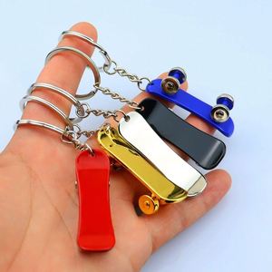 Scooter <b>Keychain</b> 3D Metal Key Chains Sports Skateboarding Keychains Skateboard Charm Pendant Creative Gifts Keyrings - Product Image 6