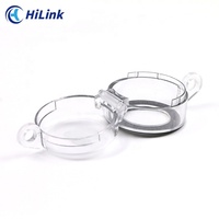 Boutons de commutation transparents en PC de diamètre 22-30 mm, durables, circulaires, dispositif de verrouillage d'arrêt d'urgence