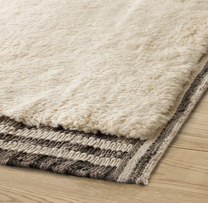 Alfombra Marroquí Hecha a Mano con Lana, Alfombra Bereber Geométrica Moderna, Alfombra de Lujo Ecológica, Lavable y Antideslizante para Piso de Baldosas - Product Image 2