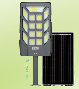 IP65 ABS 600W IP66 năng lượng mặt trời 2400Lm cảm biến chuyển động ngoài trời Felicity năng lượng mặt trời ánh sáng đường phố - Product Image 3