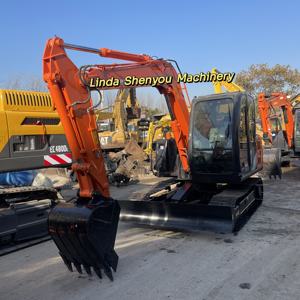 ฮิตาจิ ZX70รถขุดขนาด7ตันปั๊มเกียร์2022แบบใช้ในญี่ปุ่น - Product Image 2