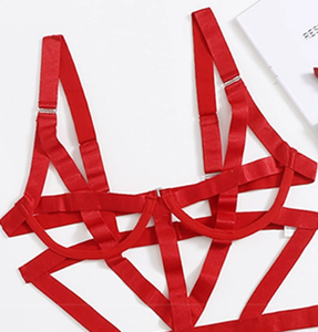 Body Rojo con Tirantes en Oferta - Lencería Sexy sin Desprenderse, con Diseño de Liberación Rápida, Lencería Erótica para Mujer - Product Image 3