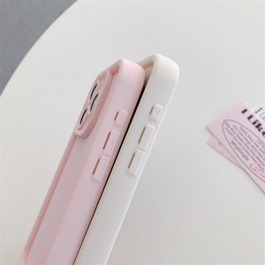 Chống sốc rắn màu Silicone điện thoại di động Trường hợp đối với <span class=keywords><strong>iPhone</strong></span> 17 16 15 Pro Max 14 13 12 11 XS XR XS Max mềm TPU vỏ trường hợp - Product Image 5