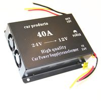 Nouveau 40A 50A 60A 480W DC à DC 24V 12VHigh Efficiency Step Down Bulk Converter Car Power Current Transformer Supply