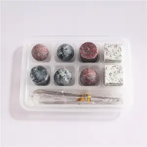 HZ Baall Cube Shaped Ice Cubes Chilling Rocks Bullet Wine Chiller