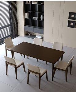 Chaises de salle à manger modernes en cuir rembourrées et inclinables, portables, pour la maison, le <span class=keywords><strong>bureau</strong></span>, la salle de bain - Design solide, durable et écologique L042 - Product Image 6