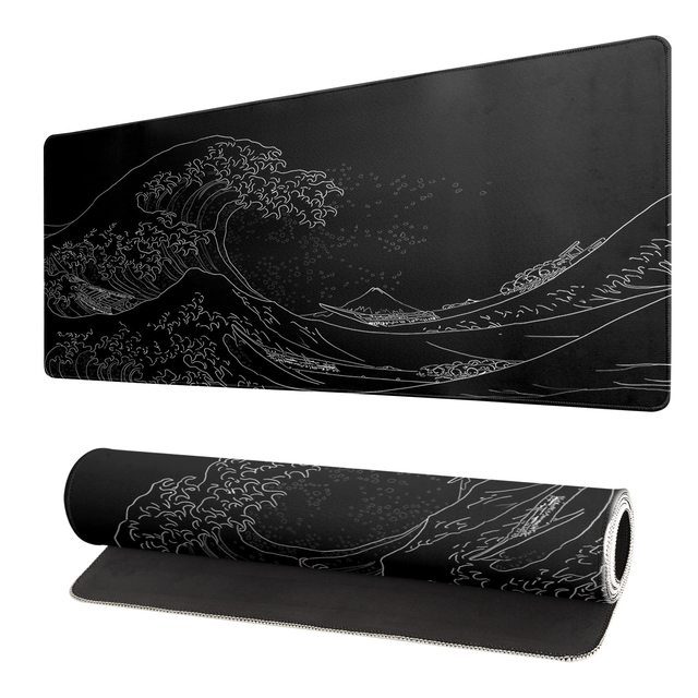 Gaming Mousepad Colorful Art Texture Notebook Keyboard Pad XXL Size Non-slip Wear-resistant for Desk Mat Laptop Desk Office