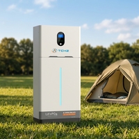 Convertisseur solaire 6,5 kW 16 kWh 48 Vcc 220 Vca avec batterie au lithium et MPPT, système d'énergie solaire tout-en-un IP65 pour usage résidentiel