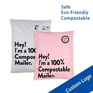 Mate Negro Blanco Rosa Alta calidad Reciclado Mensajería Envío Traje de baño Centro comercial personalizado Impermeable Poly Mailers Bolsas de correo - Product Image 2