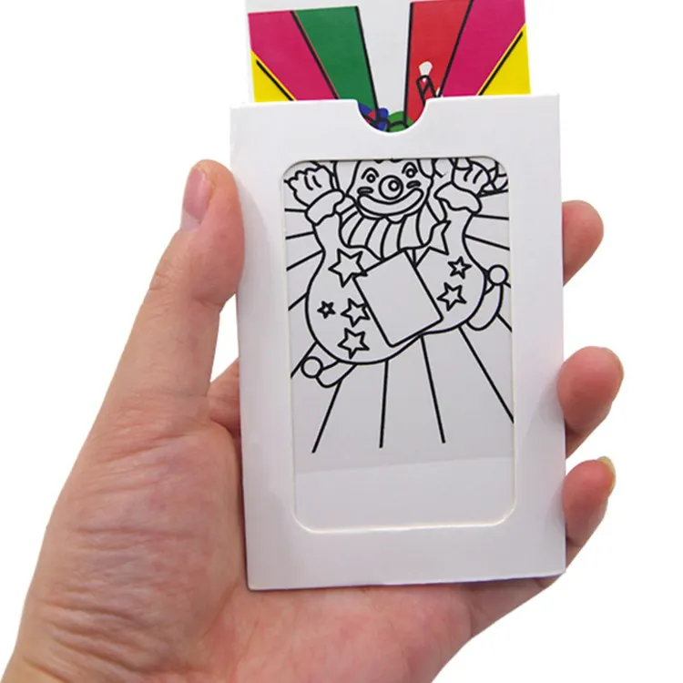 Desalen закрыть трюк карточные фокусы клоун изменение цвета Magic карточные фокусы