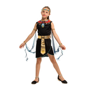 Disfraces <span class=keywords><strong>de</strong></span> Faraón Egipcio <span class=keywords><strong>de</strong></span> Halloween para niños niña Navidad carnaval fiesta princesa Cosplay disfraces - Product Image 1