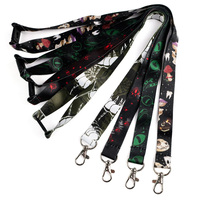 Porte-clés personnalisé imprimé sur mesure, cordon de cou, médaille, lanières en polyester par sublimation avec logo personnalisé