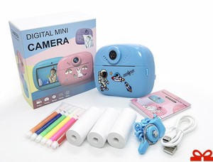 2.4 inç Çift Lensli Sınır Ötesi Çocuklar İçin Anında Baskı Yapan Video Oyunlu Akıllı Çocuk Dijital Kamerası Anında Baskı Kamerası Noel Hediyesi Olarak - Product Image 5