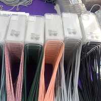 Étui de téléphone transparent en TPU anti-choc, mains libres, style simple, sac bandoulière, étui de protection pour collier, pour S22 Whale BT2206