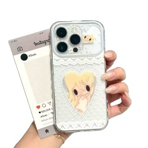 เคสลายหัวใจสีบลอนด์สำหรับสาวหวาน ดีไซน์น่ารัก วัสดุ TPU คุณภาพสูง ป้องกัน 360 องศา สำหรับ iPhone 17 Pro - Product Image 5