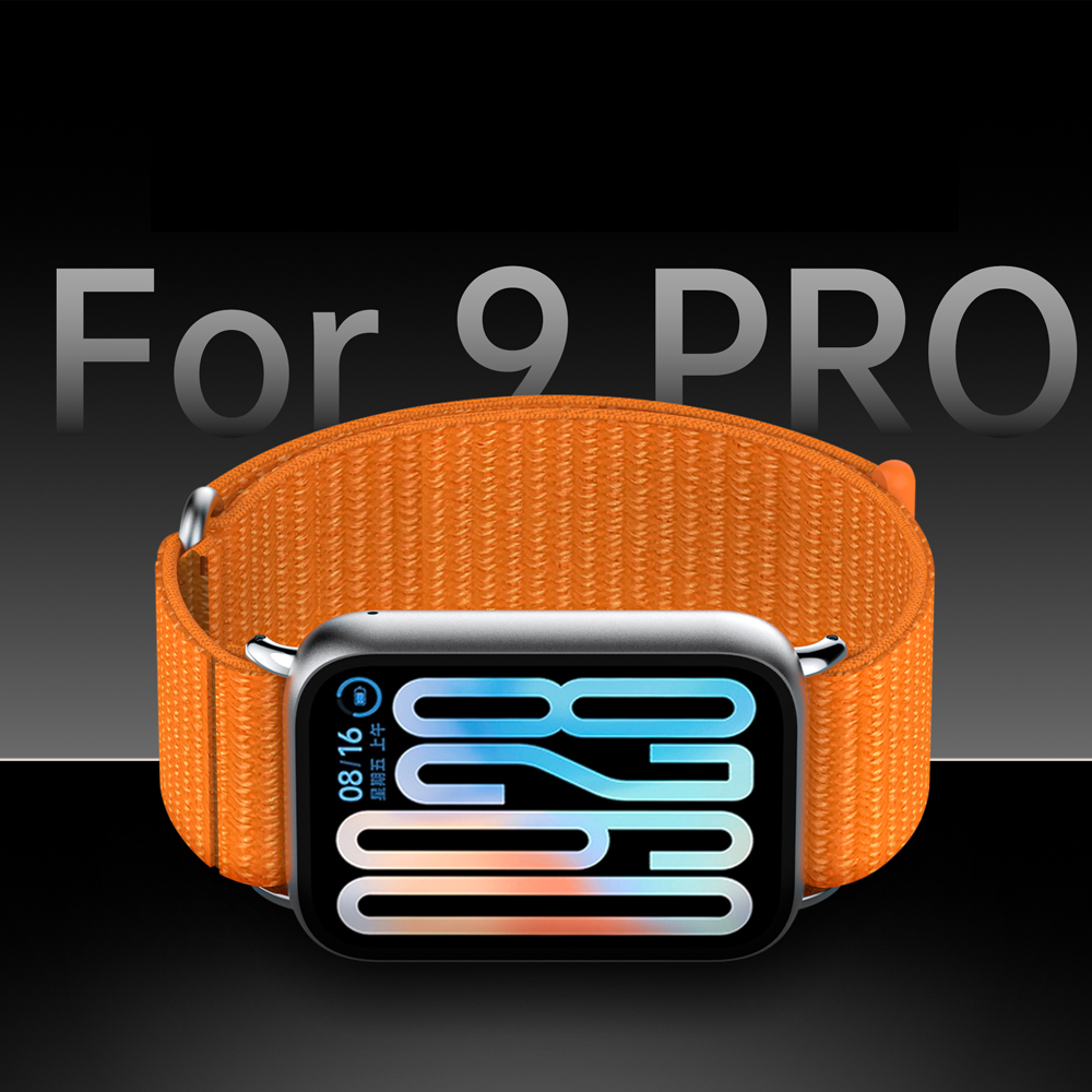 Suitable for Xiaomi Band 9pro Watch Strap with Two Nylon Loops and Mi8pro High-value Redmi Watch 4 Wrist Strap