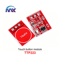 Module de bouton tactile TTP223, interrupteur capacitif à mouvement ponctuel autobloquant, module de commutation à induction à clé de transformation à circuit unique