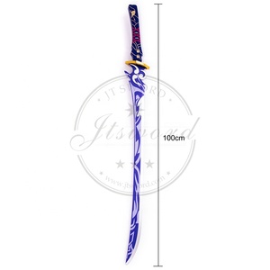 <span class=keywords><strong>Genshin</strong></span> <span class=keywords><strong>Impact</strong></span> Bamboo Arma Réplica Raiden Shogun Katana <span class=keywords><strong>Espada</strong></span> <span class=keywords><strong>de</strong></span> <span class=keywords><strong>madera</strong></span> - Product Image 2