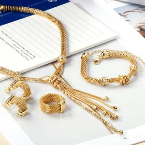 Ason Nouvelle Collection de Bijoux Africains Vintage en Laiton Personnalisables pour Femme, Ensemble de Mariage et Fiançailles en Cristal, Vente en Gros - Product Image 5