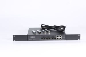 HiOSO 4PON HA7304 皮萨盒型光线路终端，可选配10db PON模块，中国制造商，4PON GEPON OLT 1:64全负载256 ONT - Product Image 2