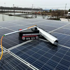 Panneau photovoltaïque solaire, outil spécial de nettoyage, tige