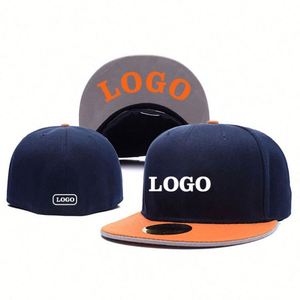 Promotionele Snapback Caps Petten, China Groothandelswebsite 3D 2D Borduurwerk Simpele Platte Klep Gevoerde Petten Heren - Product Image 1