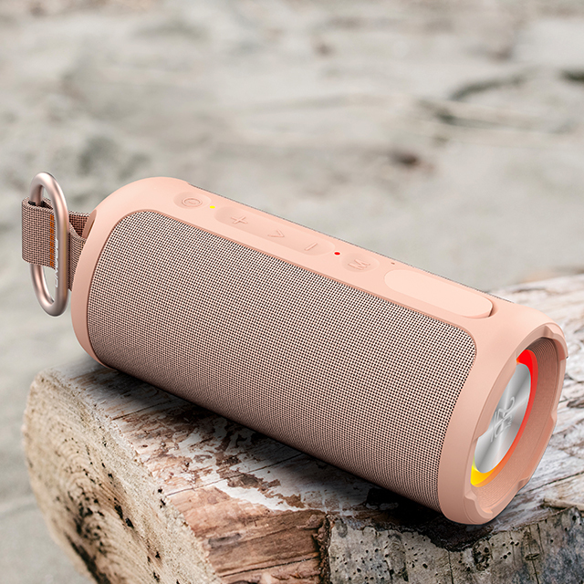 20W Portable IPX7 Waterproof Speaker with RGB Light and Strong Bass for Outdoor Parties Compatible with Computer Mobile Phone