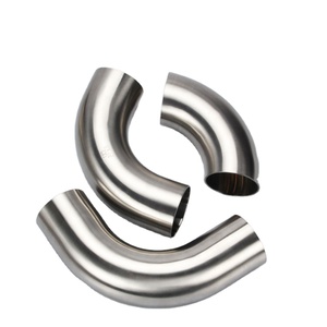 Coude en acier inoxydable <span class=keywords><strong>304</strong></span> de type long sanitaire personnalisable, coudes à 90 degrés - Product Image 3