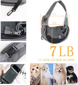 Muestra Gratuita, Bolsa de Transporte Personalizada para Mascotas, Bolsa de Viaje para Perros y Cachorros, Bolsa de Transporte para Mascotas, Bandolera para Exteriores - Product Image 2