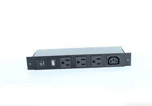 Pdu Ổ cắm điện với 3 AC 1 cổng <span class=keywords><strong>USB</strong></span> và bảo vệ tăng On/Off chuyển đổi điện mountable PDU điện dải ổ cắm - Product Image 2