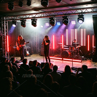 Barre lumineuse à LED RGB Marslite, barre lumineuse à LED RGB étanche IP66, barre lumineuse à LED stroboscopique professionnelle DMX, barre lumineuse à LED pour scène, DJ, discothèque, concert, fête
