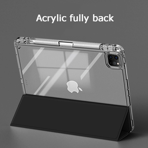 Custodia trasparente in acrilico-PC con portamatite in pelle PU Cover Tablet per <span class=keywords><strong>iPad</strong></span> 10 ° generazione 10.9 "(2022) - Product Image 2