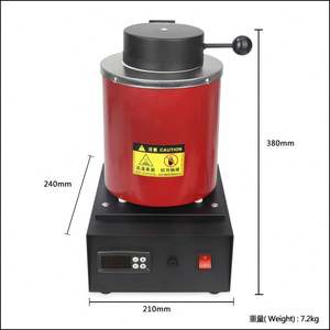 Four électrique numérique de fonte d'or four de fonte en aluminium de métal avec <span class=keywords><strong>le</strong></span> dispositif de fonte de fer de <span class=keywords><strong>creuset</strong></span> de Graphite - Product Image 6