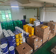 Peinture de sol autolissante époxy colorée au sable, spécialisée anti-usure pour la rénovation de carreaux liquides en marbre comparable, pour sols en <span class=keywords><strong>ciment</strong></span> brossés - Product Image 5