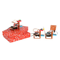 Kit de aprendizaje de Python para rascar de Metal duradero, Kit de módulos electrónicos de Robot de vástago Esp32 educativo de programación para niños en edad escolar