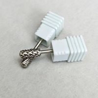 Fraise professionnelle pour manucure 3/32'' Super Cut Small Barrel XC en carbure de tungstène pour nettoyage des ongles