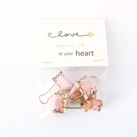 Bureau école mignon kawaii Textile clips de reliure